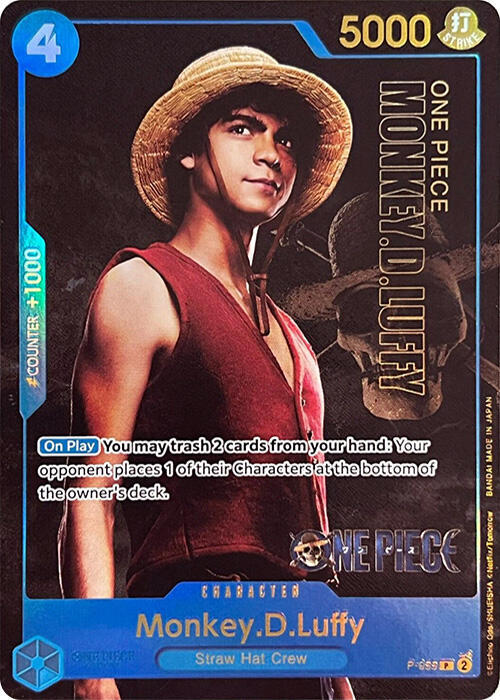 Monkey.D.Luffy (055, Premium Card Collection -Live Action Edition-) - P-055 - One Piece Promotion Cards
