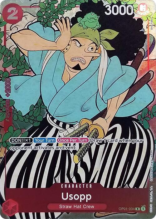 Usopp (English Version 1st Anniversary Set) - OP01-004 - One Piece Promotion Cards