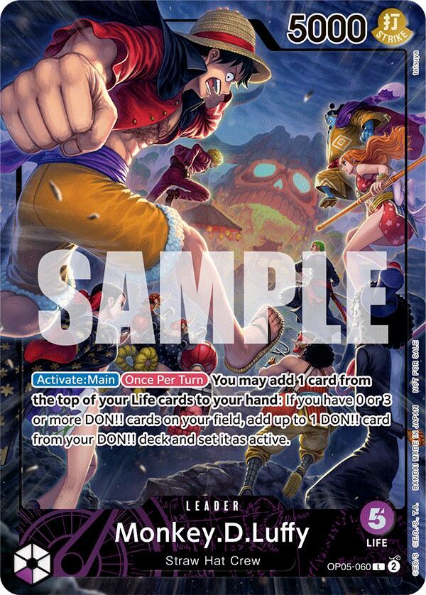 Monkey.D.Luffy (PSA Magazine) - OP05-060 - One Piece Promotion Cards
