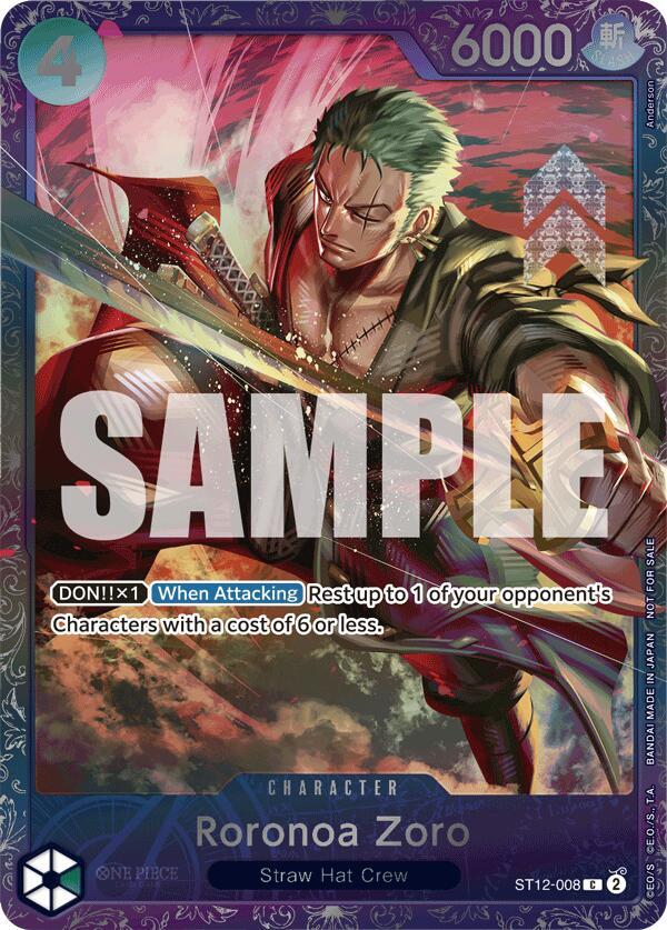 Roronoa Zoro (Treasure Cup 2024) - ST12-008 - One Piece Promotion Cards