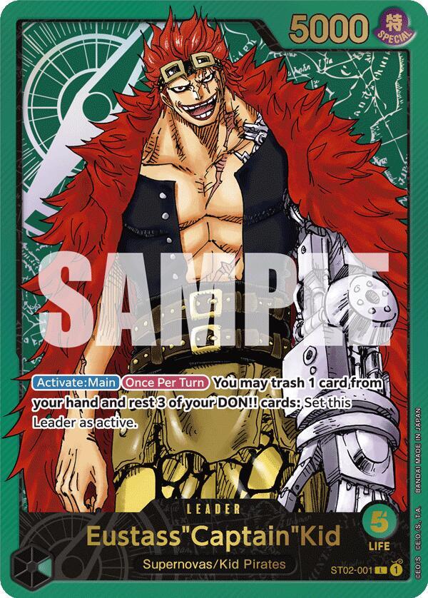 Eustass"Captain"Kid (Premium Card Collection -Leader Collection-) - ST02-001 - One Piece Promotion Cards