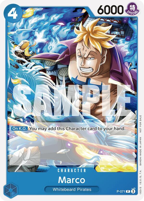 Marco (Two Legends Pre-Release) - P-071 - One Piece Promotion Cards