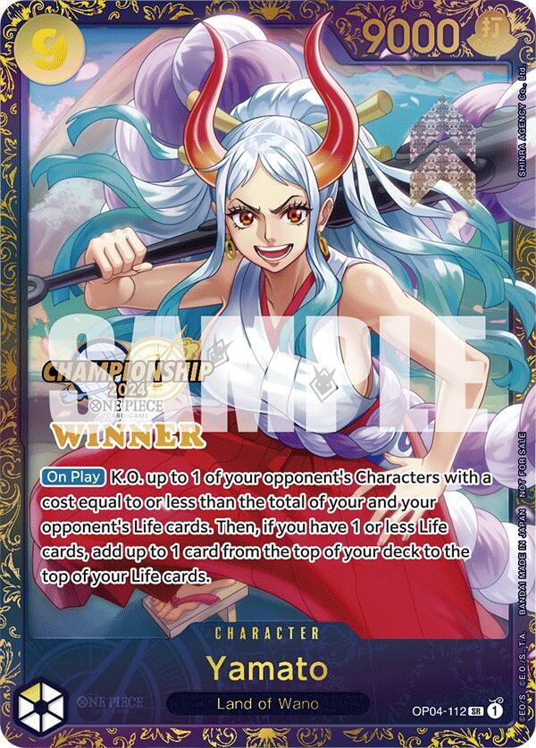 Yamato (Championship 2024 Finals Winner) - OP04-112 - One Piece Promotion Cards