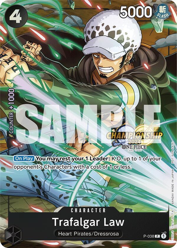 Trafalgar Law (CS 2024 Event Pack) - P-038 - One Piece Promotion Cards
