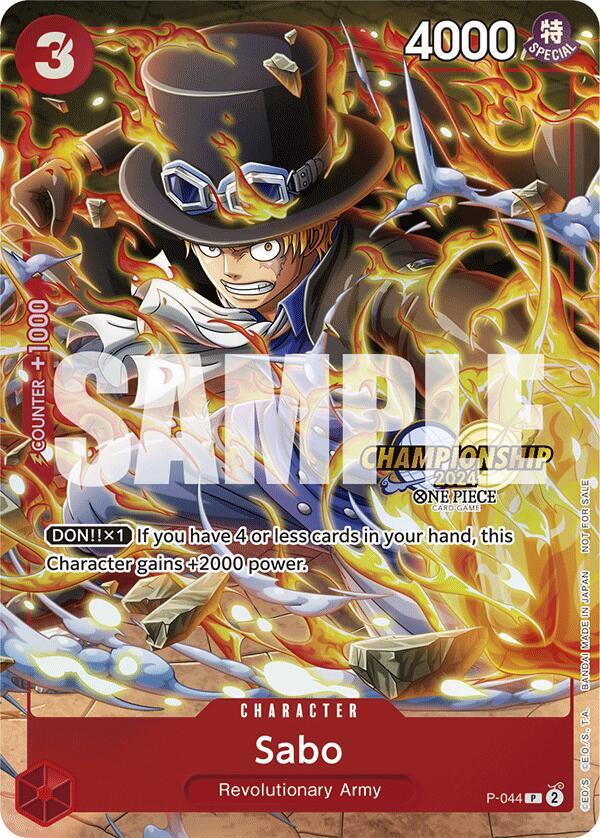 Sabo (CS 2024 Event Pack) - P-044 - One Piece Promotion Cards