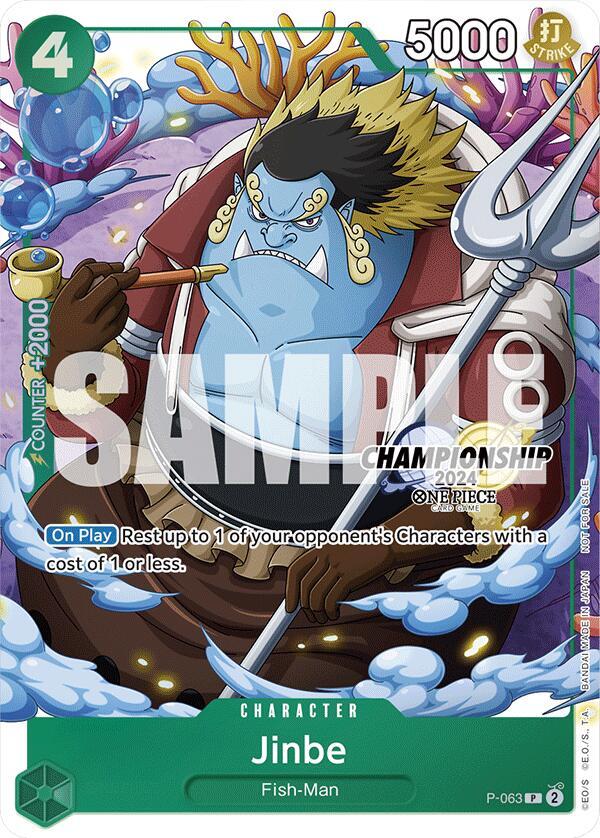 Jinbe (CS 2024 Event Pack Finalist) - P-063 - One Piece Promotion Cards
