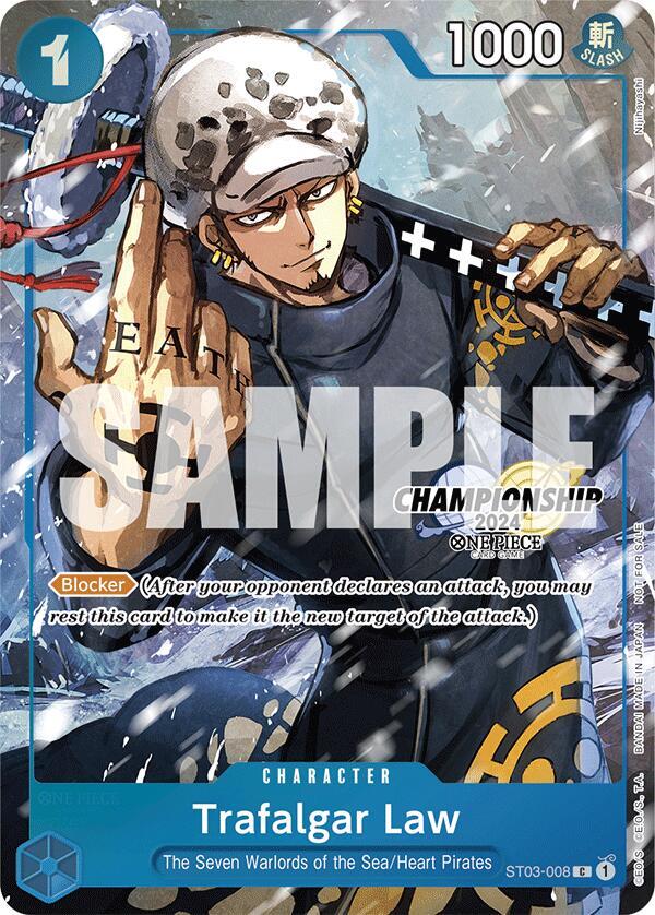 Trafalgar Law (CS 2024 Event Pack Finalist) - ST03-008 - One Piece Promotion Cards