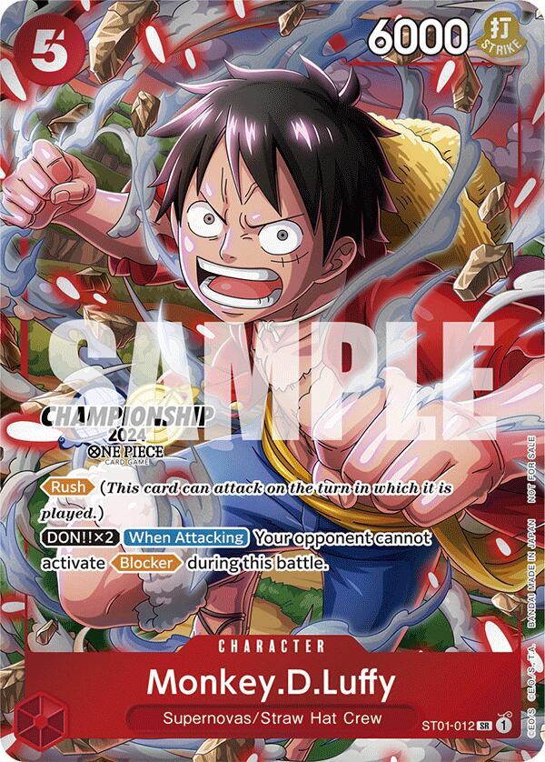 Monkey.D.Luffy (CS 2024 Celebration Pack) - ST01-012 - One Piece Promotion Cards