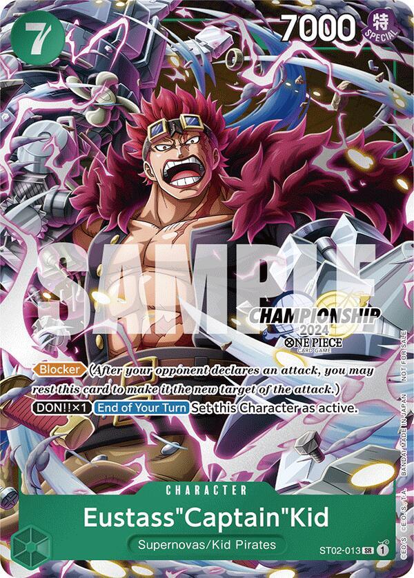 Eustass"Captain"Kid (CS 2024 Celebration Pack) - ST02-013 - One Piece Promotion Cards