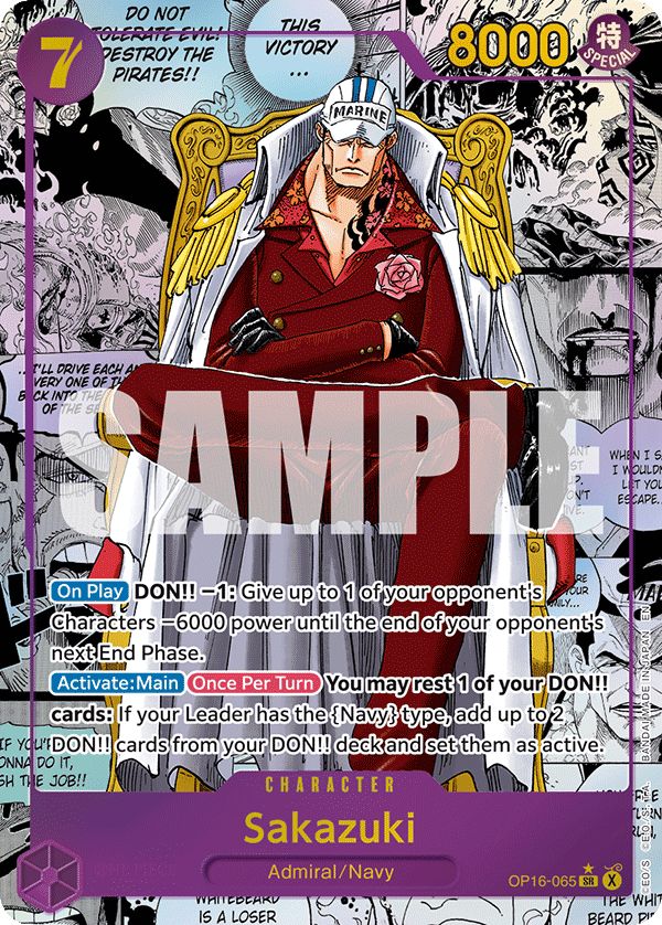 Sakazuki (Manga) - OP16-065 - THE TIME OF BATTLE