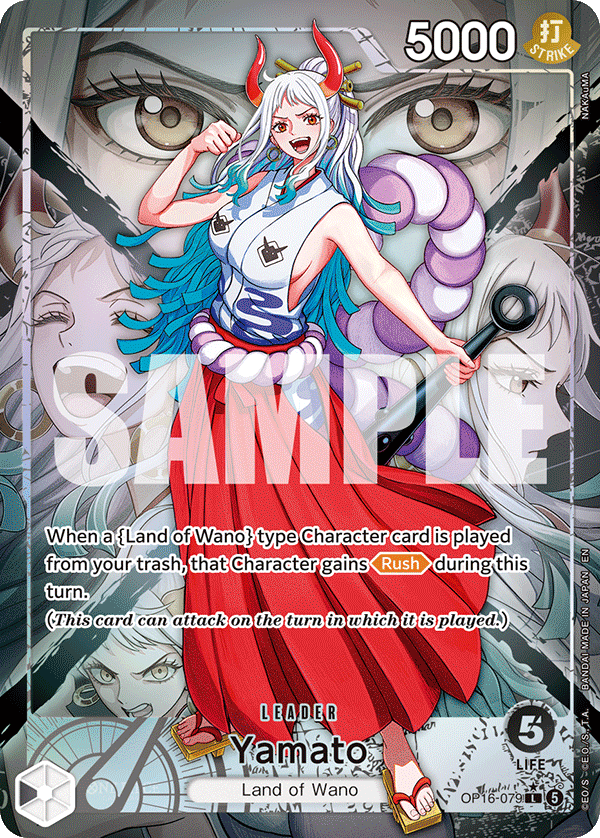 Yamato (Alternate Art) - OP16-079 - THE TIME OF BATTLE