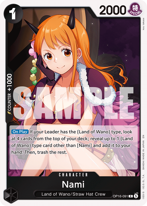Nami - OP16-091 - THE TIME OF BATTLE