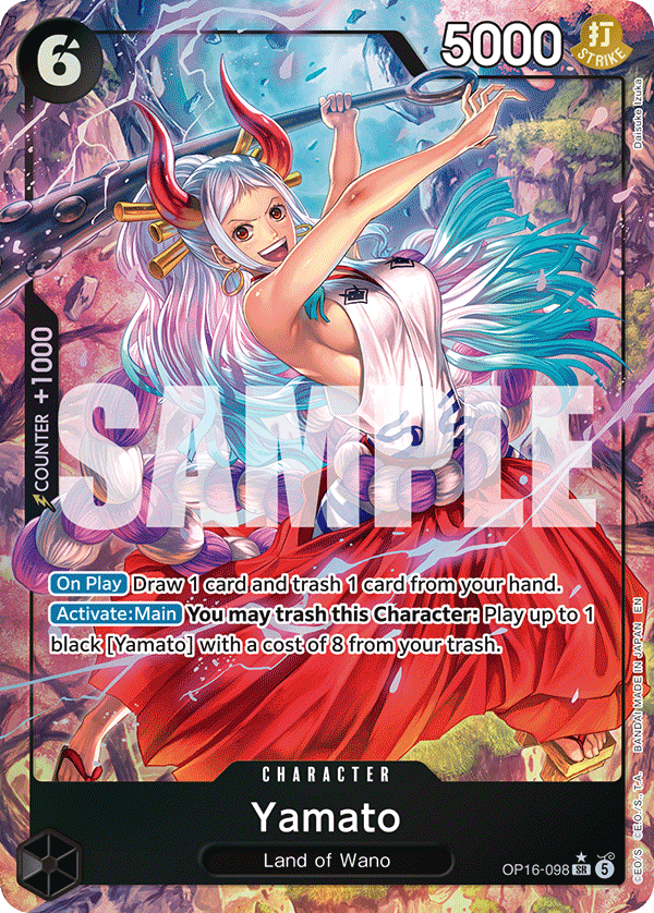 Yamato (Alternate Art) - OP16-098 - THE TIME OF BATTLE
