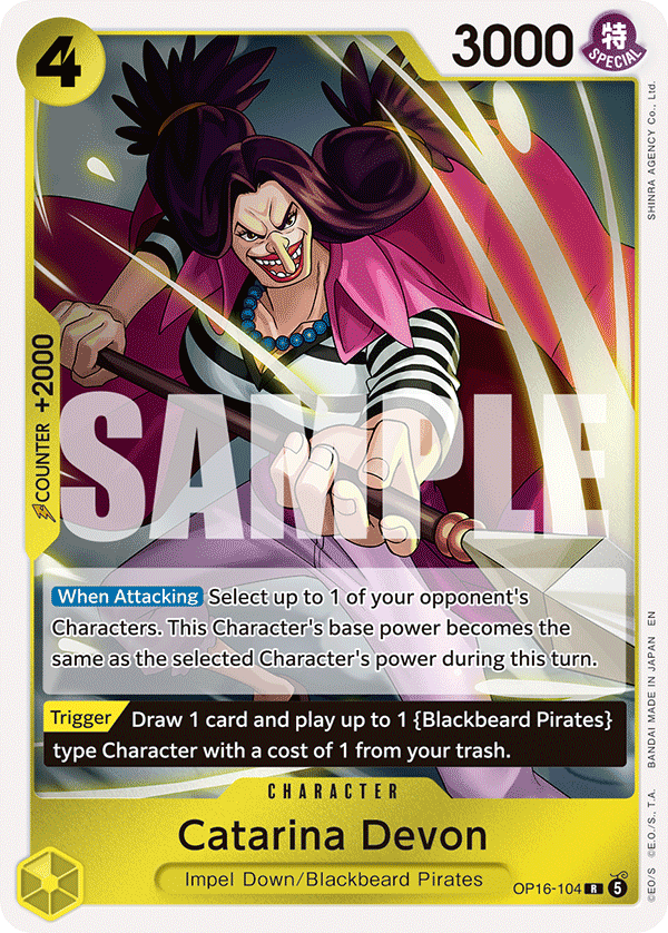 Catarina Devon - OP16-104 - THE TIME OF BATTLE