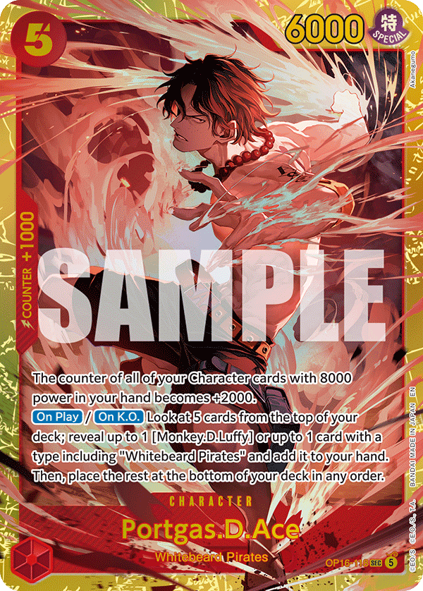 Portgas.D.Ace - OP16-118 - THE TIME OF BATTLE