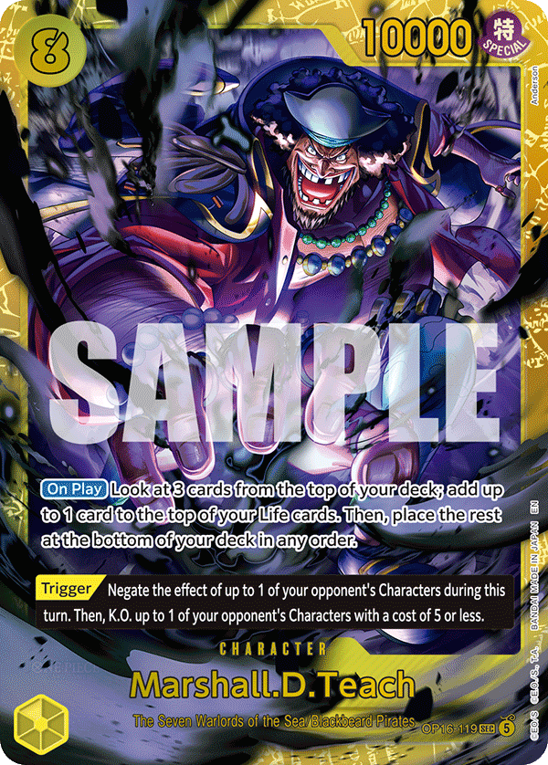 Marshall.D.Teach - OP16-119 - THE TIME OF BATTLE