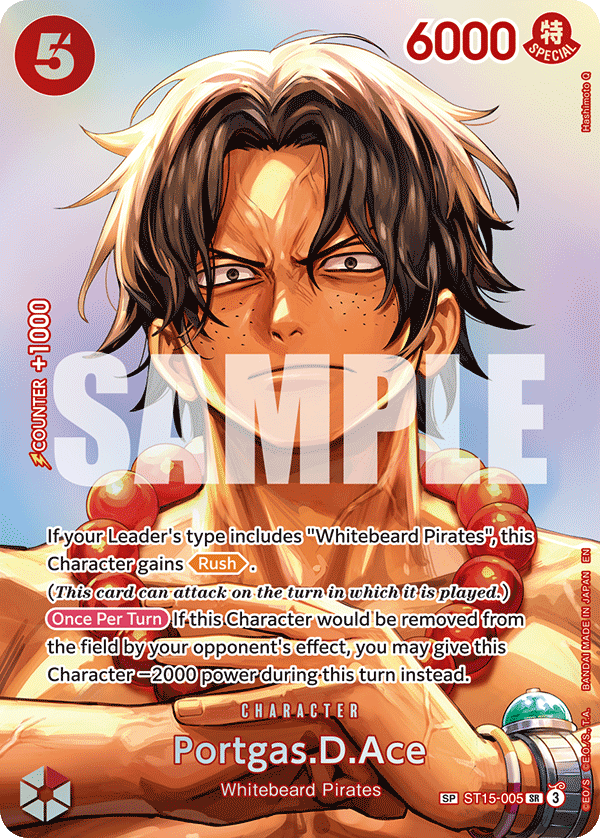 Portgas.D.Ace (SP) - ST15-005 - THE TIME OF BATTLE