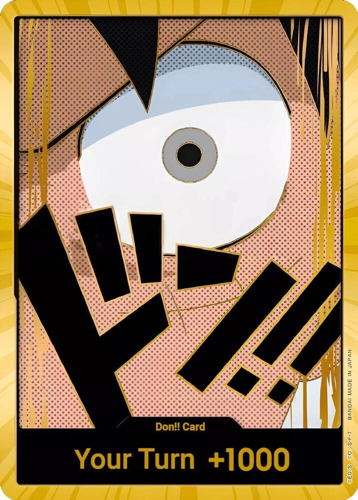 DON!! Card (Luffy, Gold) - DON!! - ONE PIECE CARD THE BEST
