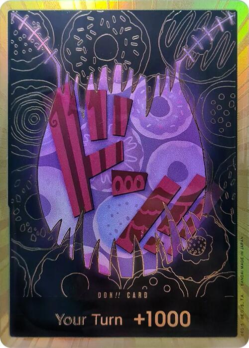 DON!! Card (Katakuri, Gold) - DON!! - ONE PIECE CARD THE BEST