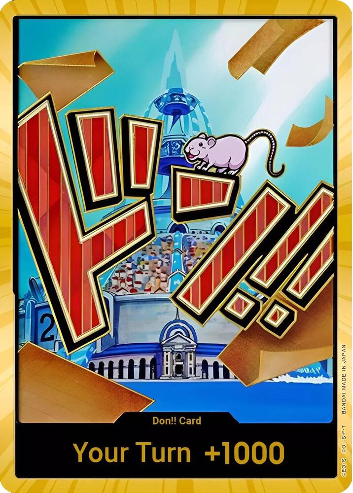 DON!! Card (Iceberg, Gold) - DON!! - ONE PIECE CARD THE BEST