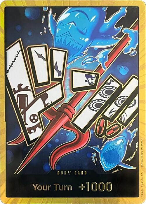 DON!! Card (Hody Jones, Gold) - DON!! - ONE PIECE CARD THE BEST