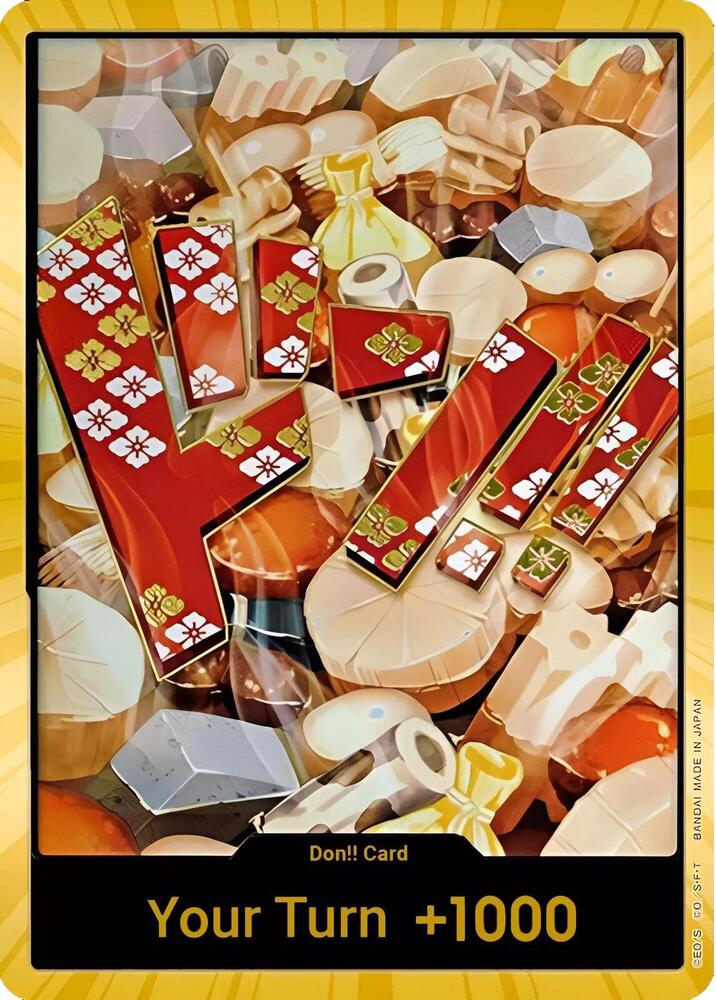 DON!! Card (Oden, Gold) - DON!! - ONE PIECE CARD THE BEST