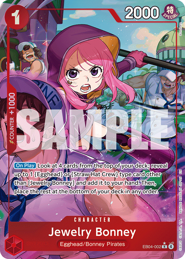 Jewelry Bonney (Alternate Art) - EB04-002 - ADVENTURE ON KAMI'S ISLAND