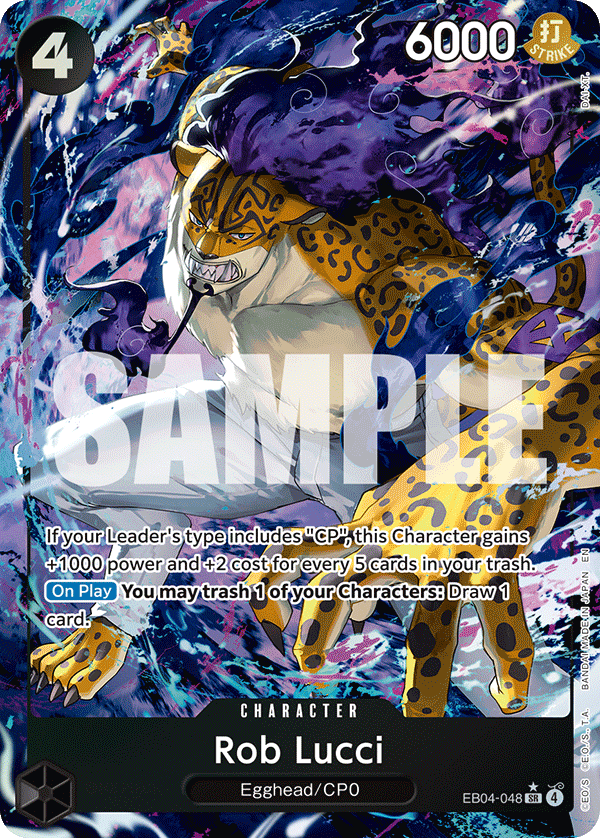 Rob Lucci (Alternate Art) - EB04-048 - ADVENTURE ON KAMI'S ISLAND