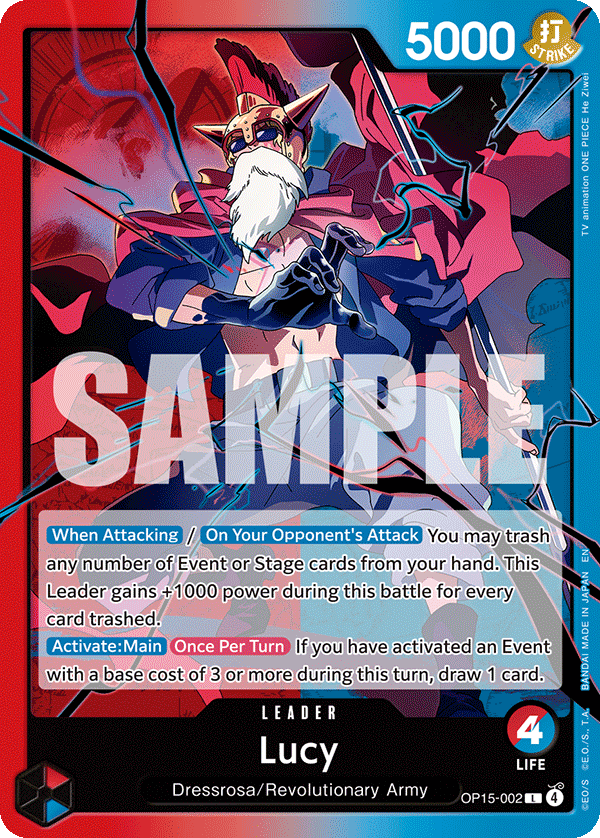 Lucy - OP15-002 - ADVENTURE ON KAMI'S ISLAND