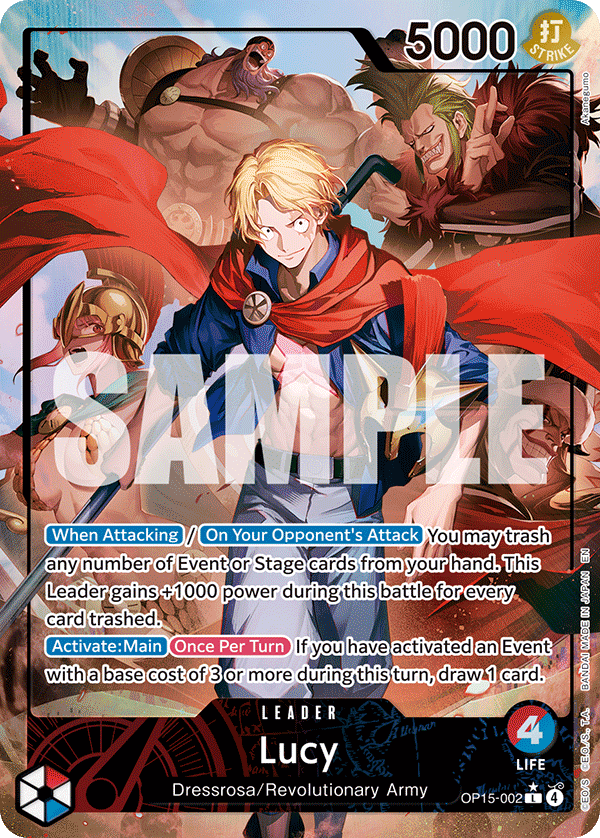 Lucy (Alternate Art) - OP15-002 - ADVENTURE ON KAMI'S ISLAND