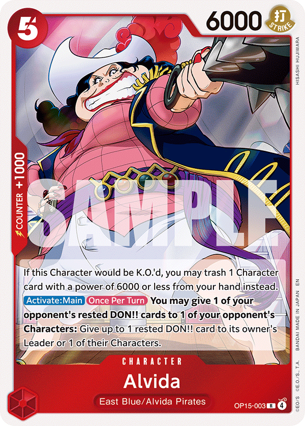 Alvida - OP15-003 - ADVENTURE ON KAMI'S ISLAND