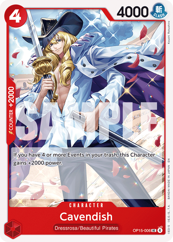 Cavendish - OP15-006 - ADVENTURE ON KAMI'S ISLAND