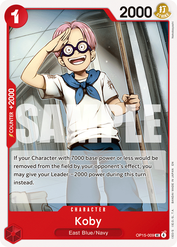 Koby - OP15-009 - ADVENTURE ON KAMI'S ISLAND