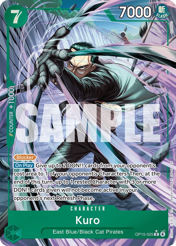 Kuro (Alternate Art) - OP15-025 - ADVENTURE ON KAMI'S ISLAND