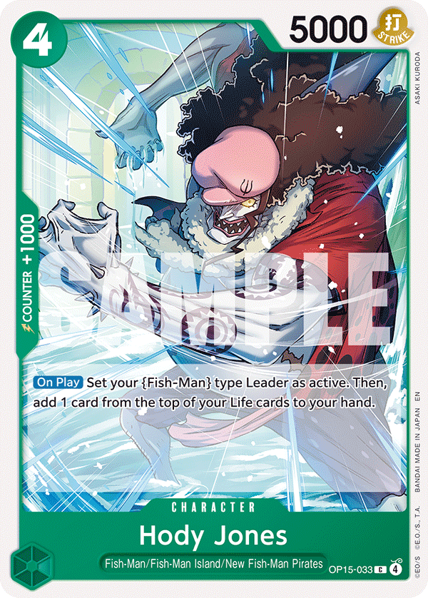 Hody Jones - OP15-033 - ADVENTURE ON KAMI'S ISLAND