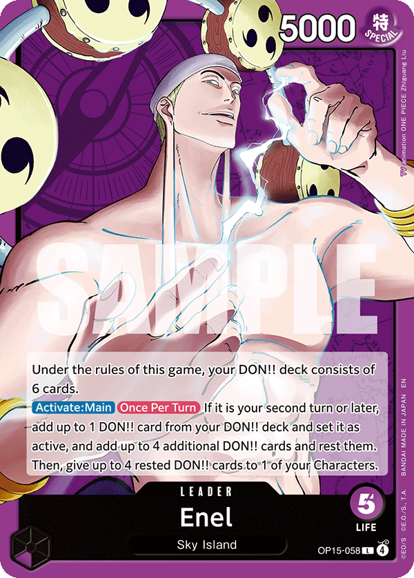 Enel - OP15-058 - ADVENTURE ON KAMI'S ISLAND