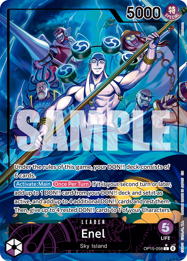 Enel (Alternate Art) - OP15-058 - ADVENTURE ON KAMI'S ISLAND