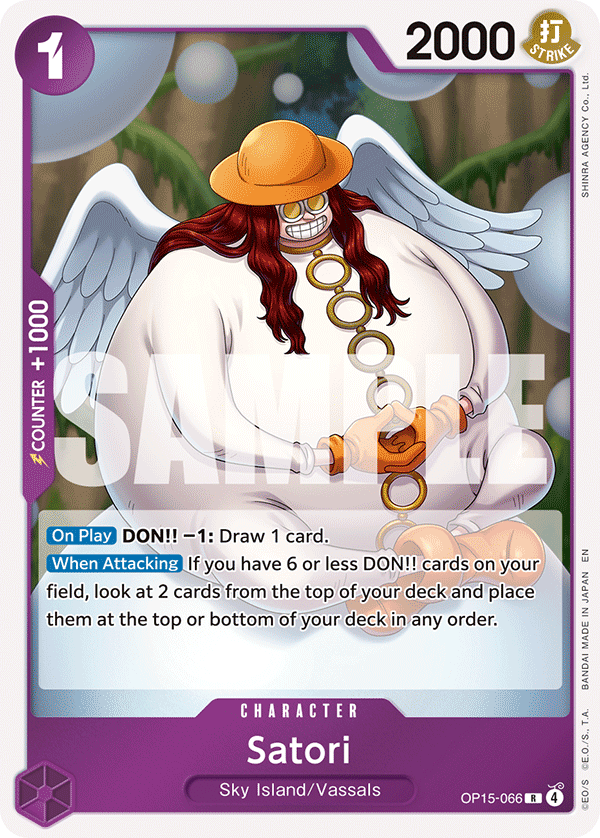 Satori - OP15-066 - ADVENTURE ON KAMI'S ISLAND