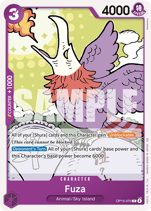 Fuza - OP15-070 - ADVENTURE ON KAMI'S ISLAND