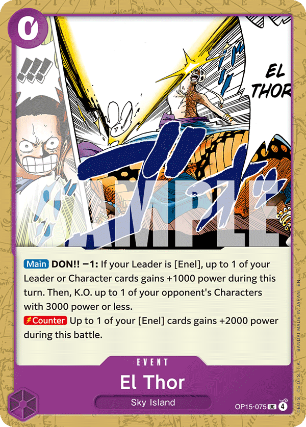 El Thor - OP15-075 - ADVENTURE ON KAMI'S ISLAND