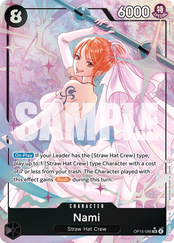 Nami (Alternate Art) - OP15-086 - ADVENTURE ON KAMI'S ISLAND