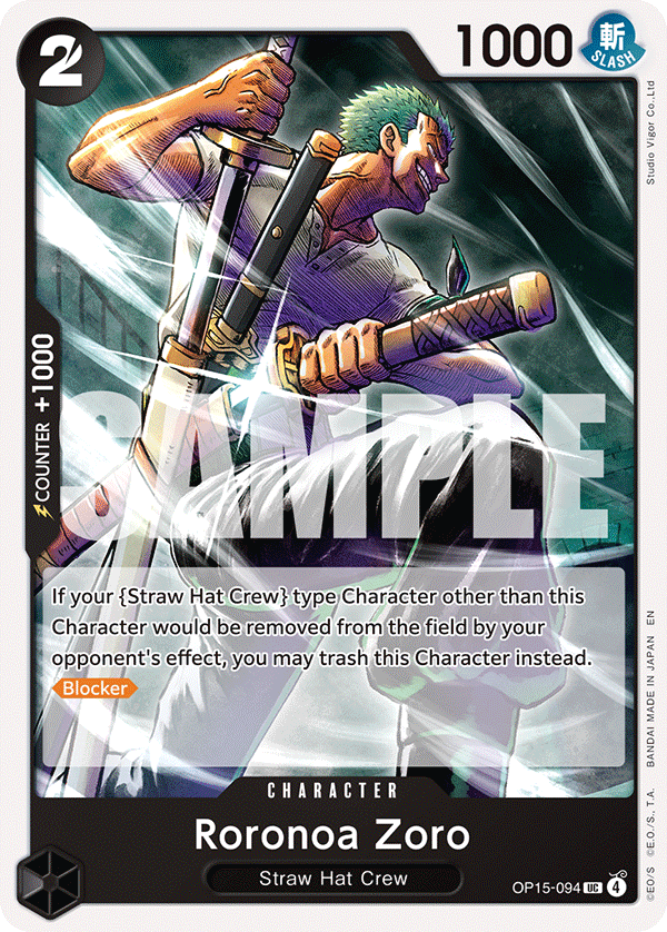 Roronoa Zoro - OP15-094 - ADVENTURE ON KAMI'S ISLAND