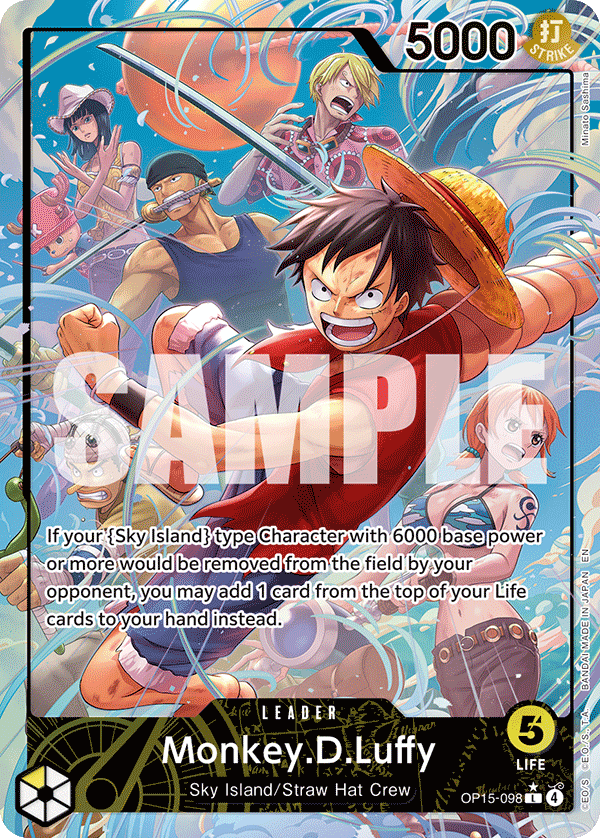 Monkey.D.Luffy (Alternate Art) - OP15-098 - ADVENTURE ON KAMI'S ISLAND
