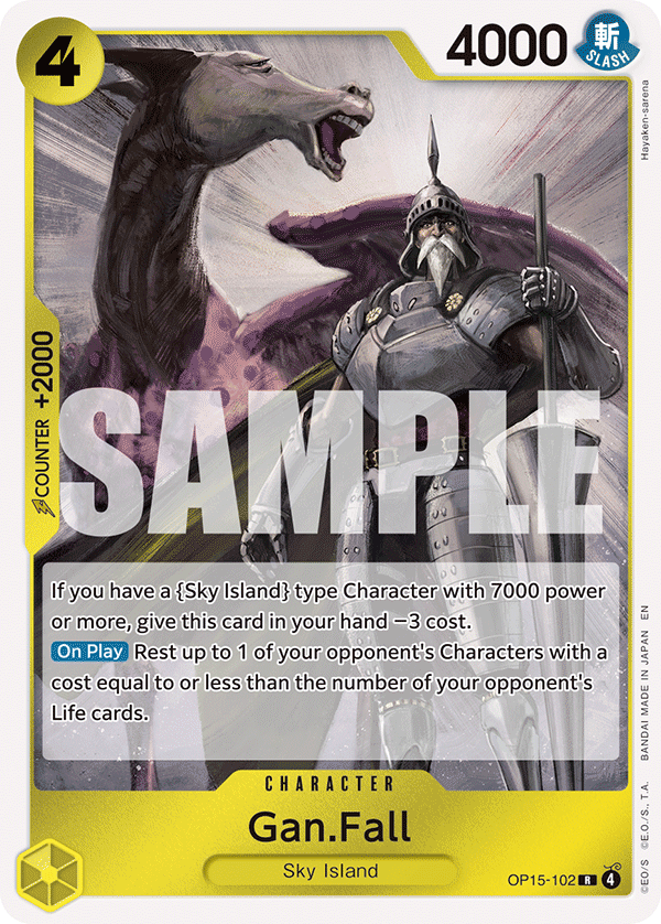 Gan.Fall - OP15-102 - ADVENTURE ON KAMI'S ISLAND