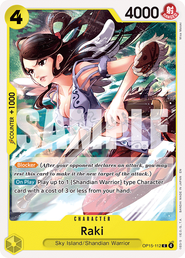 Raki - OP15-112 - ADVENTURE ON KAMI'S ISLAND