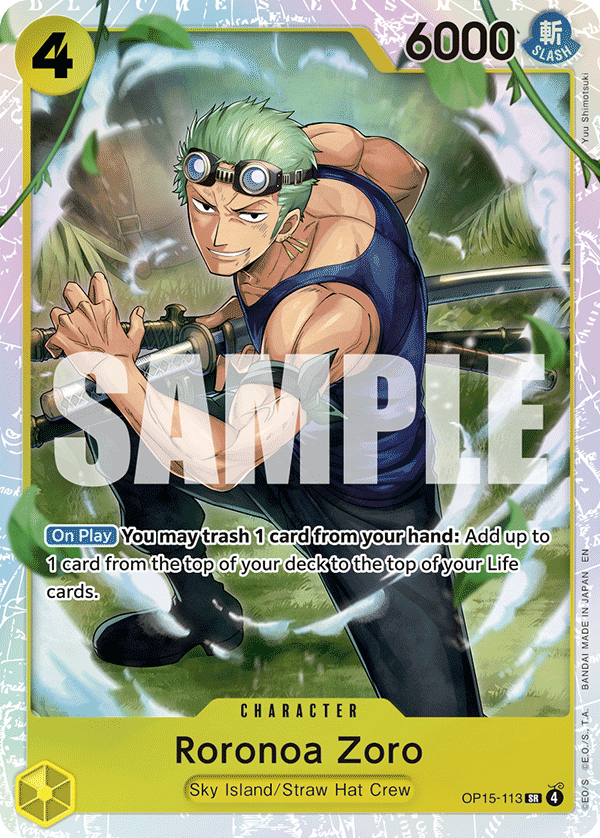 Roronoa Zoro - OP15-113 - ADVENTURE ON KAMI'S ISLAND
