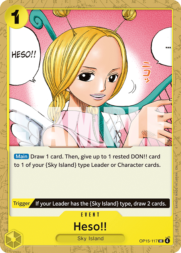 Heso!! - OP15-117 - ADVENTURE ON KAMI'S ISLAND