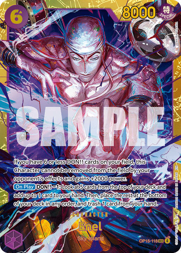 Enel - OP15-118 - ADVENTURE ON KAMI'S ISLAND