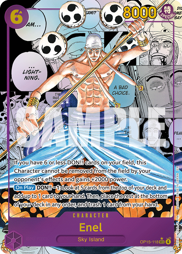 Enel (Manga) - OP15-118 - ADVENTURE ON KAMI'S ISLAND