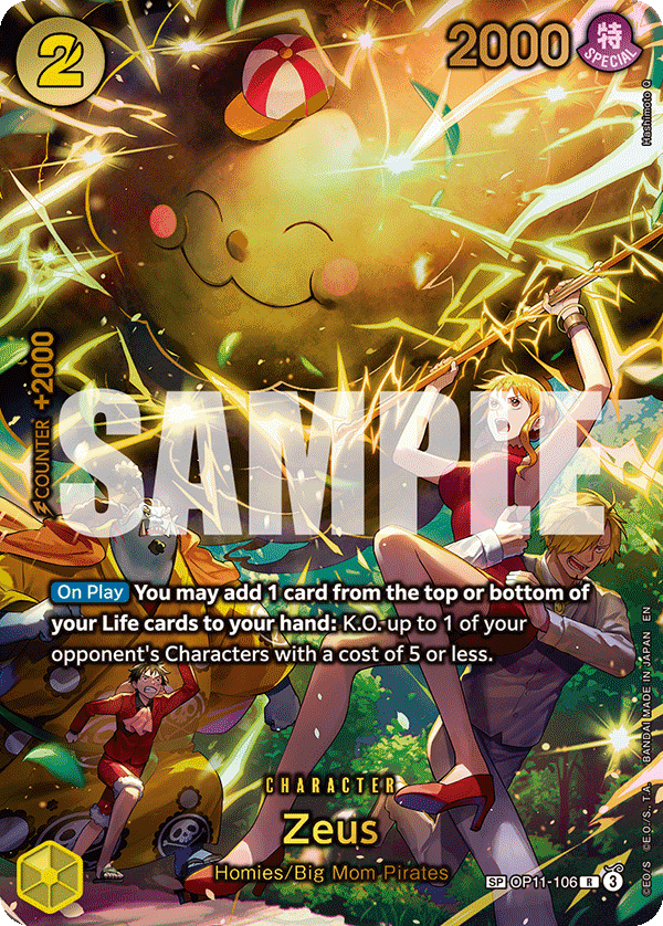 Zeus (SP) - OP11-106 - ADVENTURE ON KAMI'S ISLAND